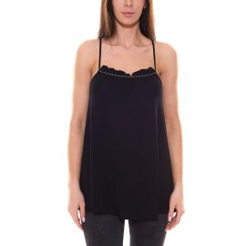 melrose women s top with rivets spaghetti straps top 32530531 black