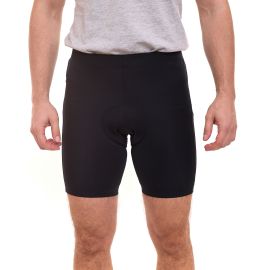 F2 Race men s cycling trousers with back pocket, mountain bike trousers with high-performance seat pad, cycling trousers 6557 2038 black